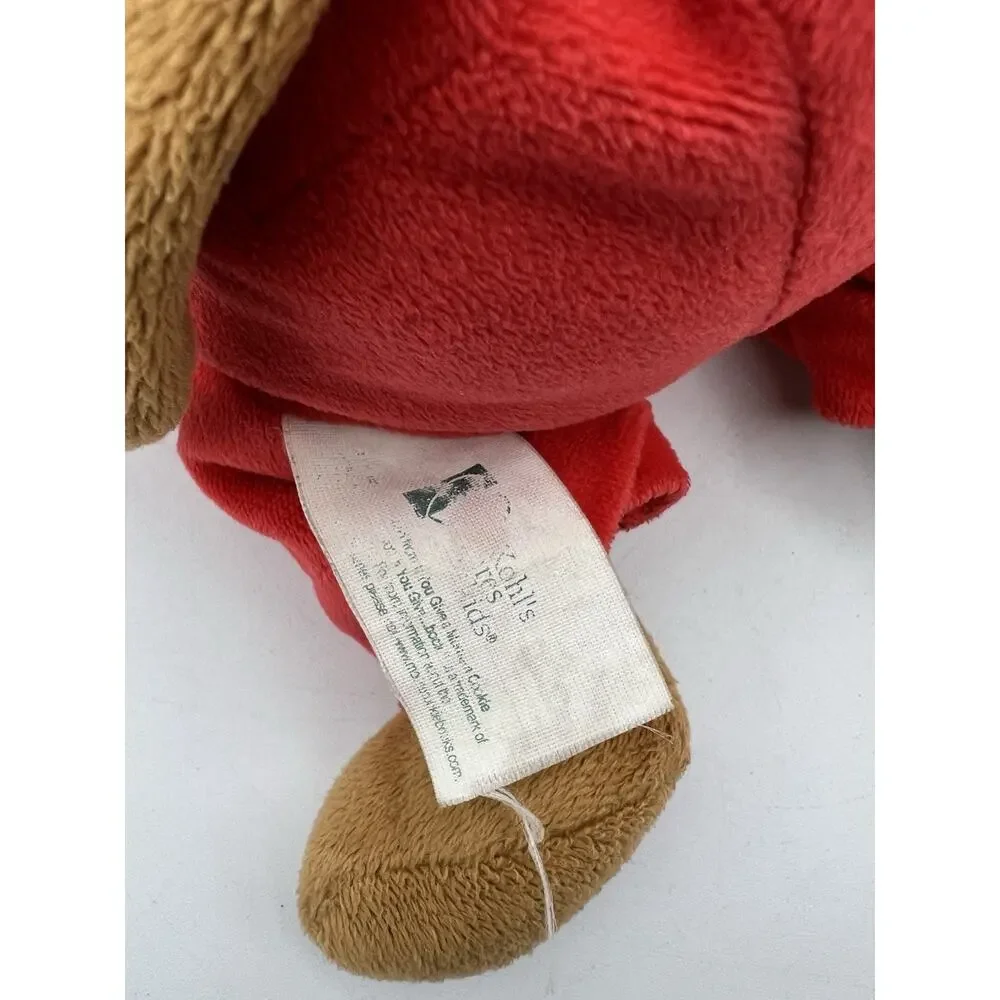 Kohl's Cares If You Give A Mouse A Cookie Plush Stuffed Animal Mouse Red Overall